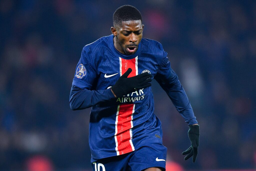 Dembélé em ação pelo PSG - Melhor do Mundo