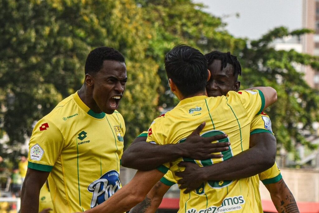 Jogadores do Atlético Bucaramanga