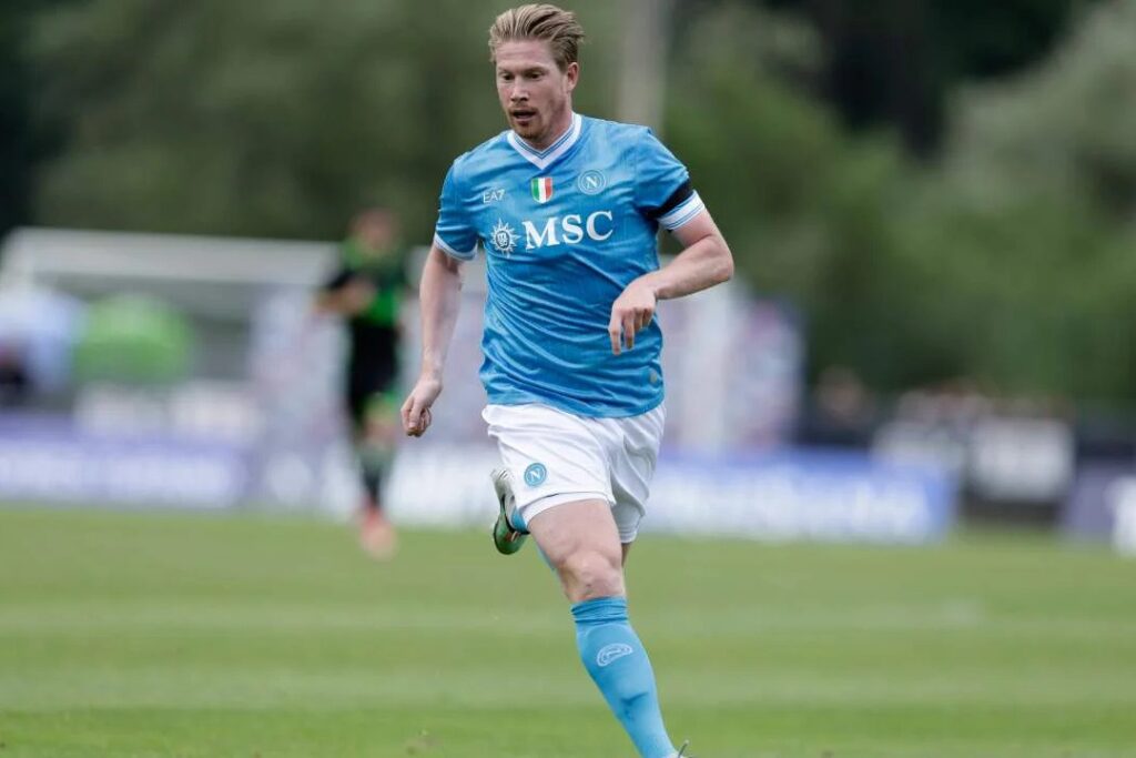 De Bruyne em ação pelo Napoli
