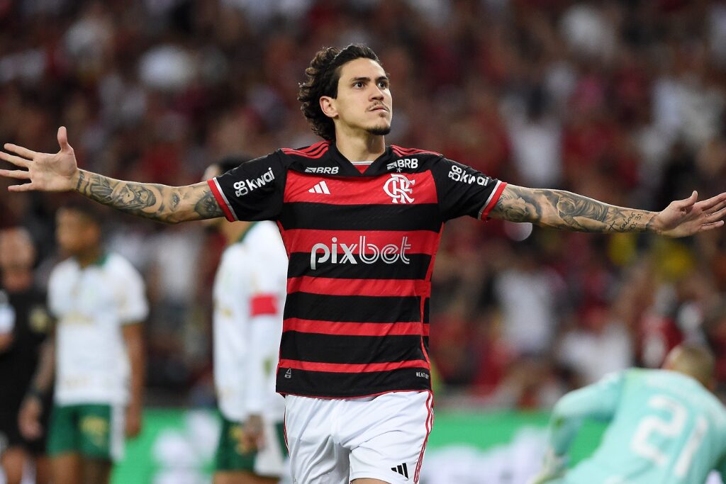 Pedro em ação pelo Flamengo