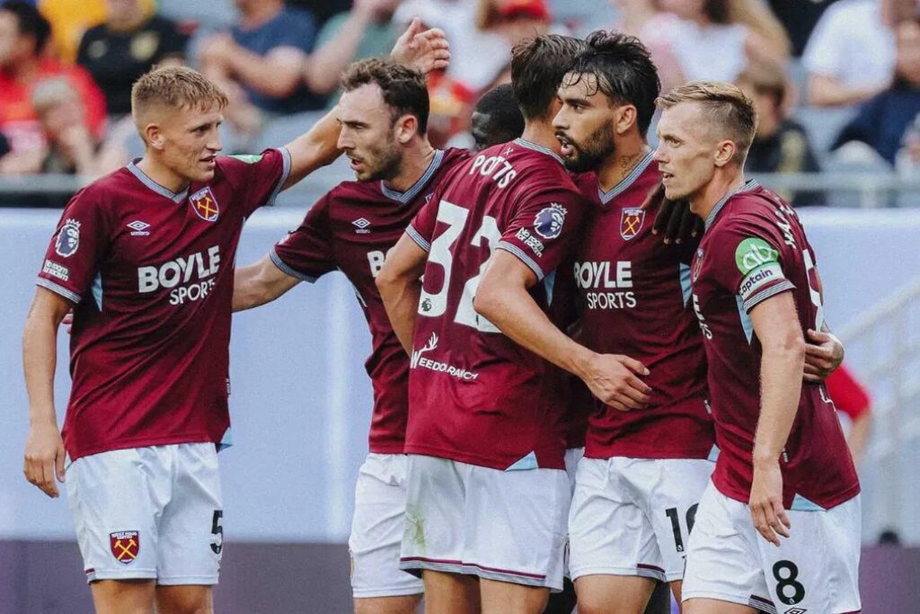 Jogadores do West Ham