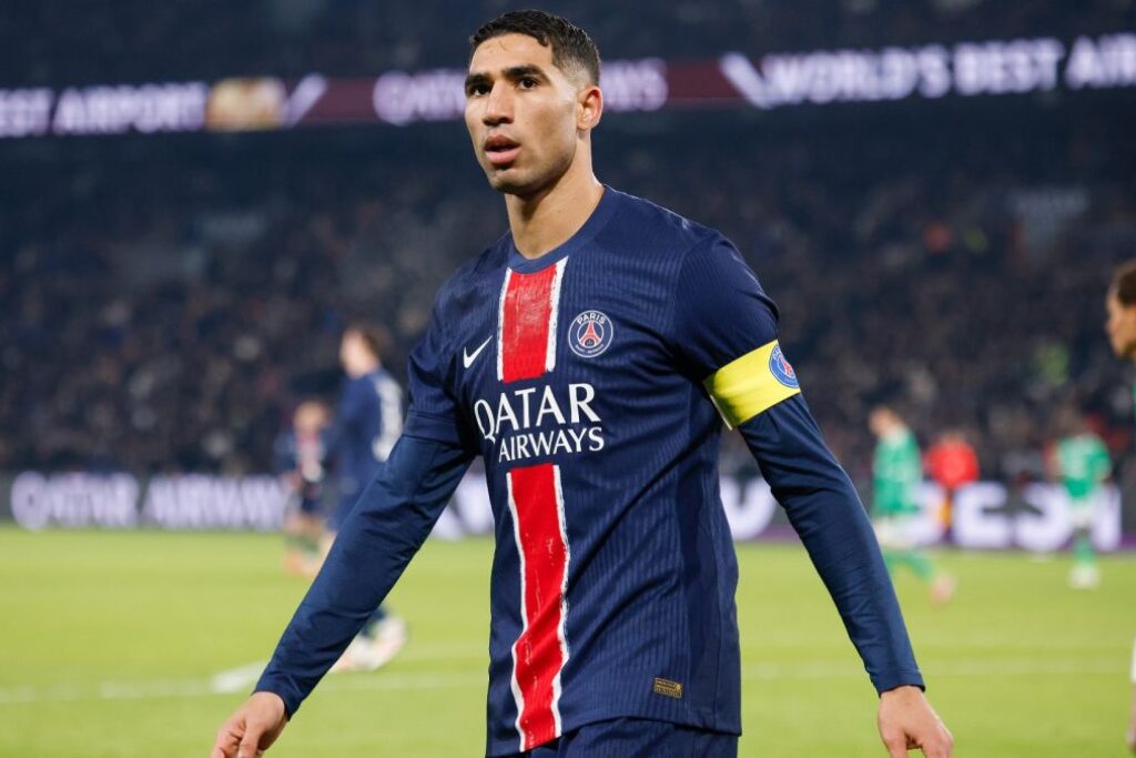 Hakimi pelo PSG - Função do Lateral