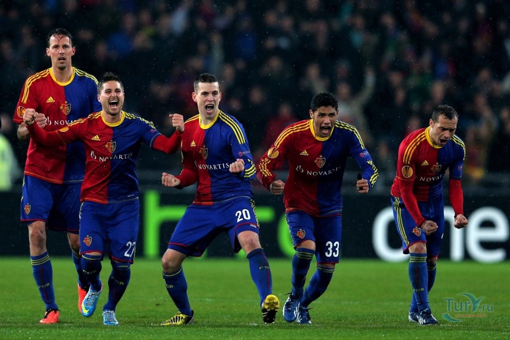 Jogadores do Basel FC - Reprodução: Yandex